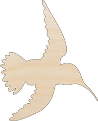 Hummingbird Wood Craft Shape - Laser Cut Baltic Birch Unfinished DIY Wood Art Supplies BRD5 - The Wood Shape Store
