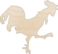 Chicken Wood Craft Shape - Laser Cut Baltic Birch Unfinished DIY Wood Art Supplies BRD63 - The Wood Shape Store