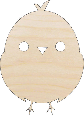 Bird Chick - Laser Cut Out Unfinished Wood Craft Shape BRD7 Bird Chick - Laser Cut Out Unfinished Wood Craft Shape BRD7