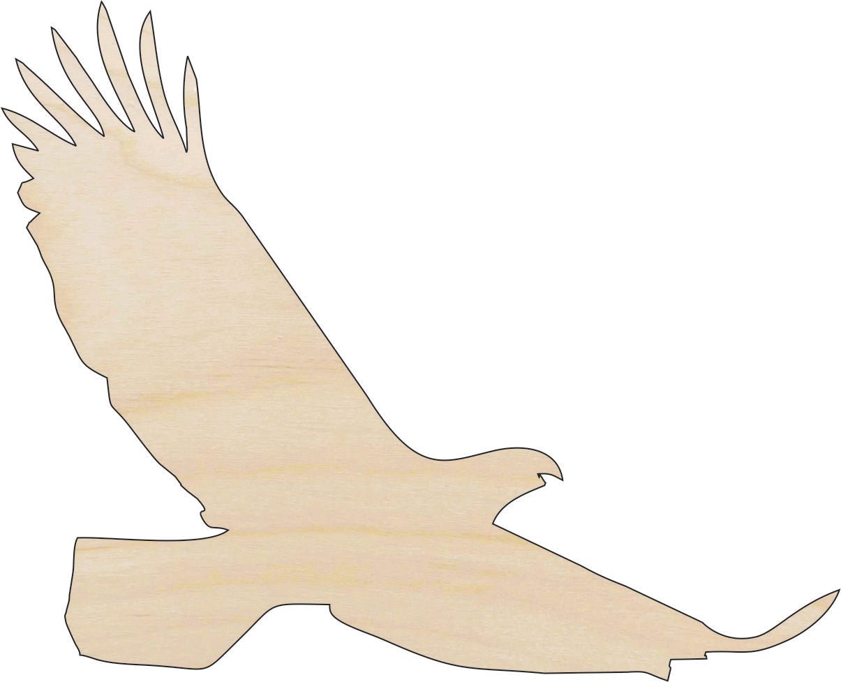 Eagle Wood Craft Shape - Laser Cut Baltic Birch Unfinished DIY Wood Art Supplies BRD94 - The Wood Shape Store
