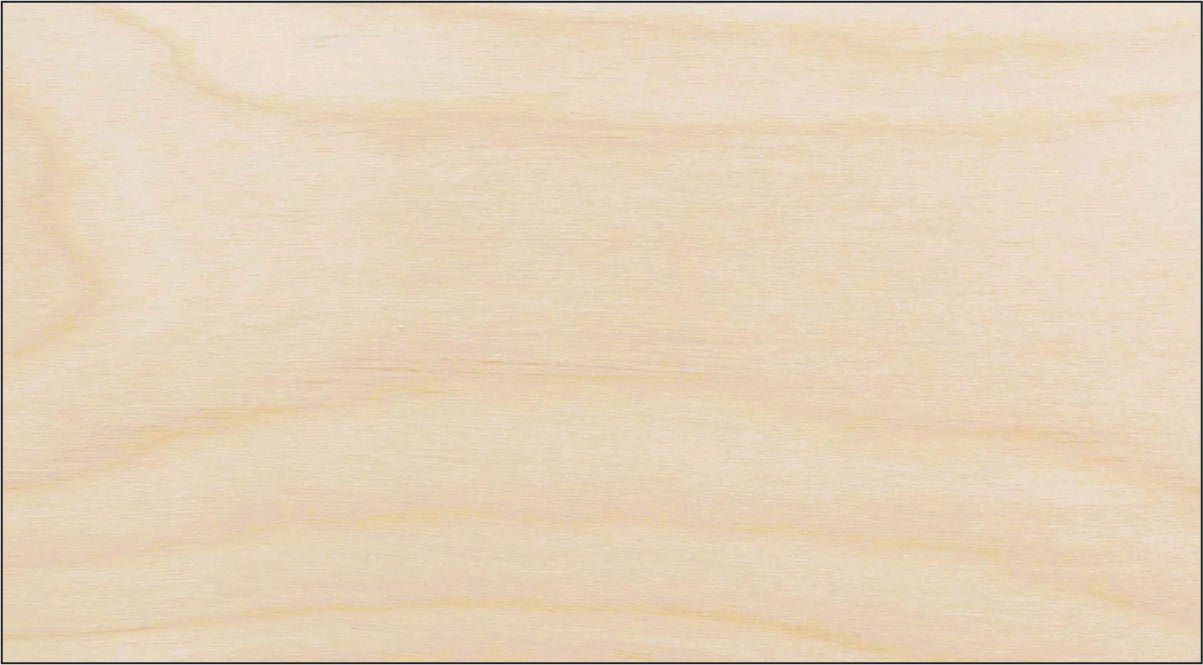 Rectangle Wood Craft Shape - Laser Cut Baltic Birch Unfinished DIY Wood Art Supplies BSC11 - The Wood Shape Store