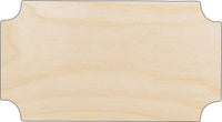Plaque Wood Craft Shape - Laser Cut Baltic Birch Unfinished DIY Wood Art Supplies BSC14 - The Wood Shape Store