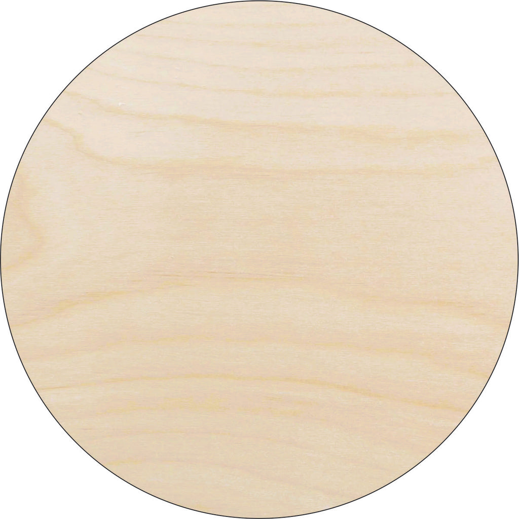 Circle  - Laser Cut Wood Shape BSC19