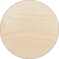 Circle Wood Craft Shape - Laser Cut Baltic Birch Unfinished DIY Wood Art Supplies BSC19 - The Wood Shape Store