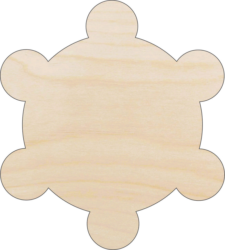 Circle Bumpy - Laser Cut Out Unfinished Wood Craft Shape BSC22