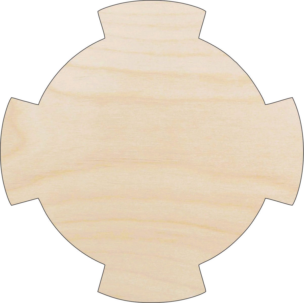 Cross Wood Craft Shape - Laser Cut Baltic Birch Unfinished DIY Wood Art Supplies BSC23 - The Wood Shape Store