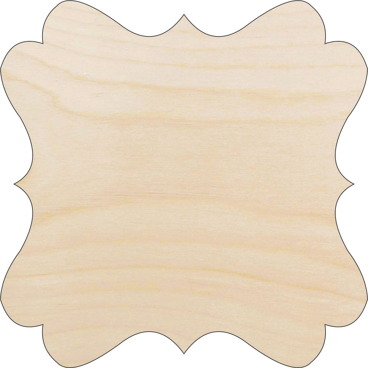 Plaque - Laser Cut Out Unfinished Wood Craft Shape BSC26 Plaque - Laser Cut Out Unfinished Wood Craft Shape BSC26