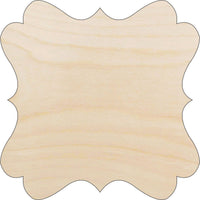 Plaque Wood Craft Shape - Laser Cut Baltic Birch Unfinished DIY Wood Art Supplies BSC26 - The Wood Shape Store