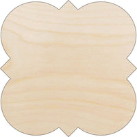 Plaque Wood Craft Shape - Laser Cut Baltic Birch Unfinished DIY Wood Art Supplies BSC27 - The Wood Shape Store