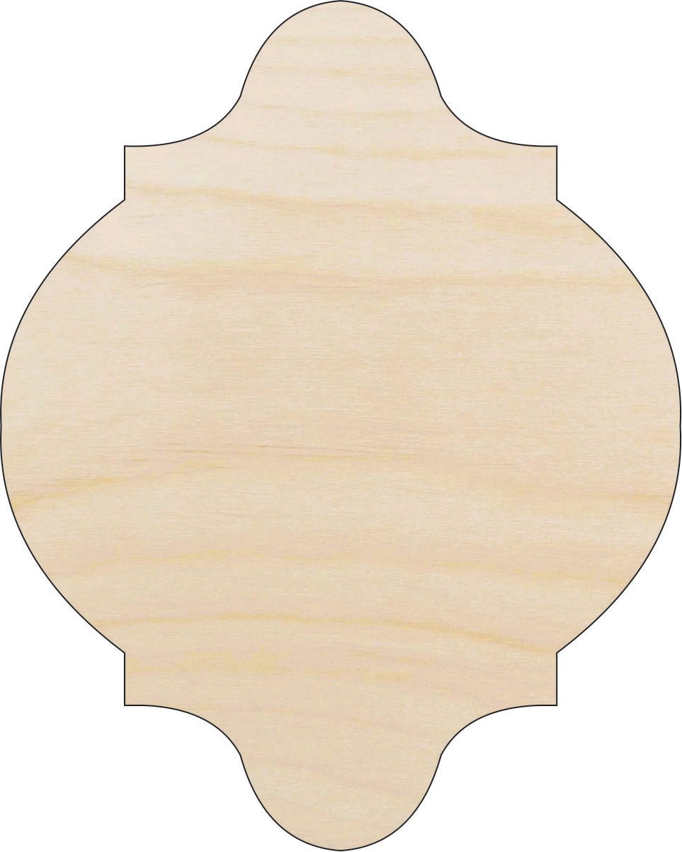 Plaque Wood Craft Shape - Laser Cut Baltic Birch Unfinished DIY Wood Art Supplies BSC28 - The Wood Shape Store