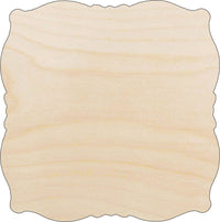 Plaque Wood Craft Shape - Laser Cut Baltic Birch Unfinished DIY Wood Art Supplies BSC30 - The Wood Shape Store