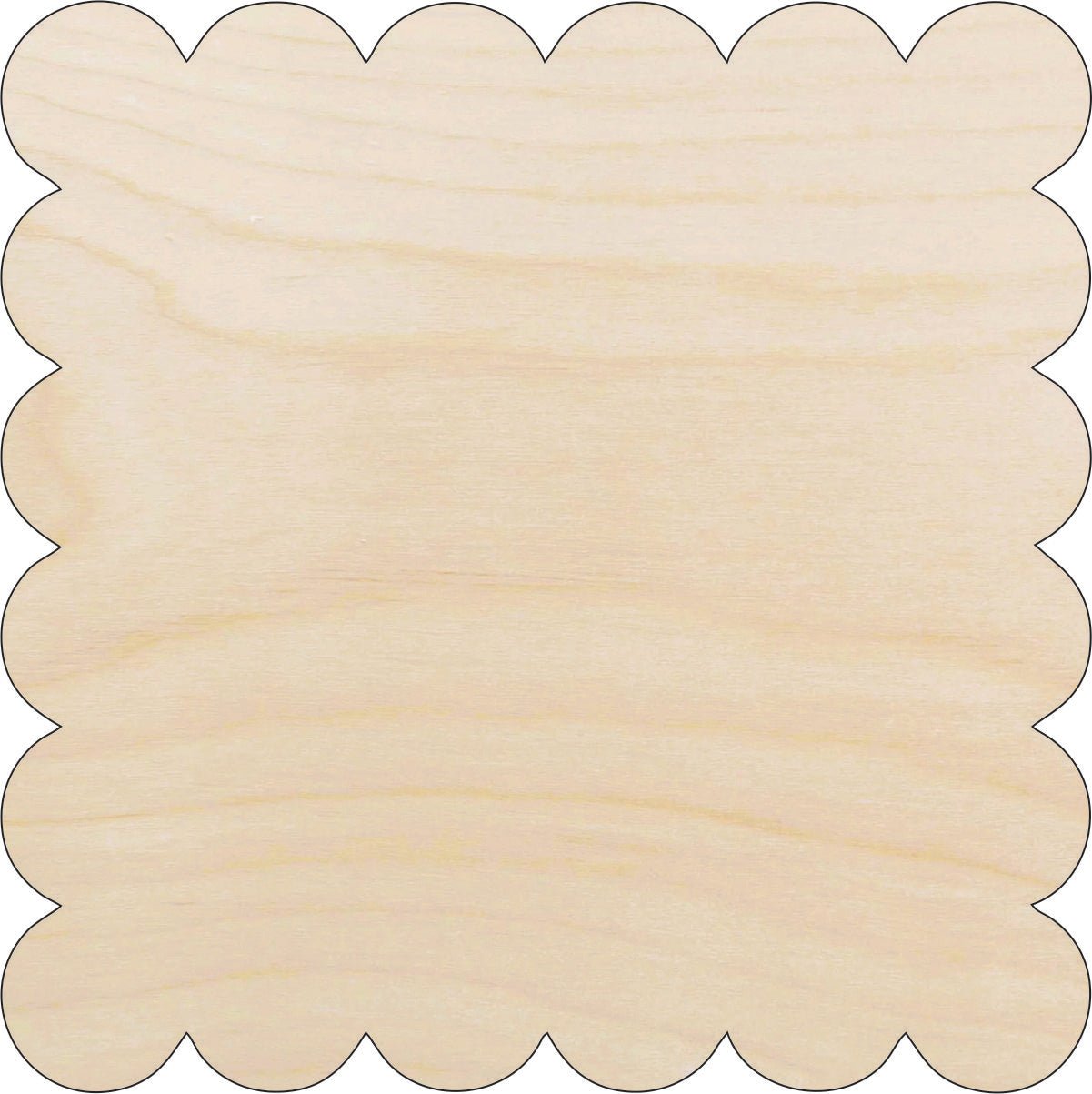 Plaque Wood Craft Shape - Laser Cut Baltic Birch Unfinished DIY Wood Art Supplies BSC31 - The Wood Shape Store