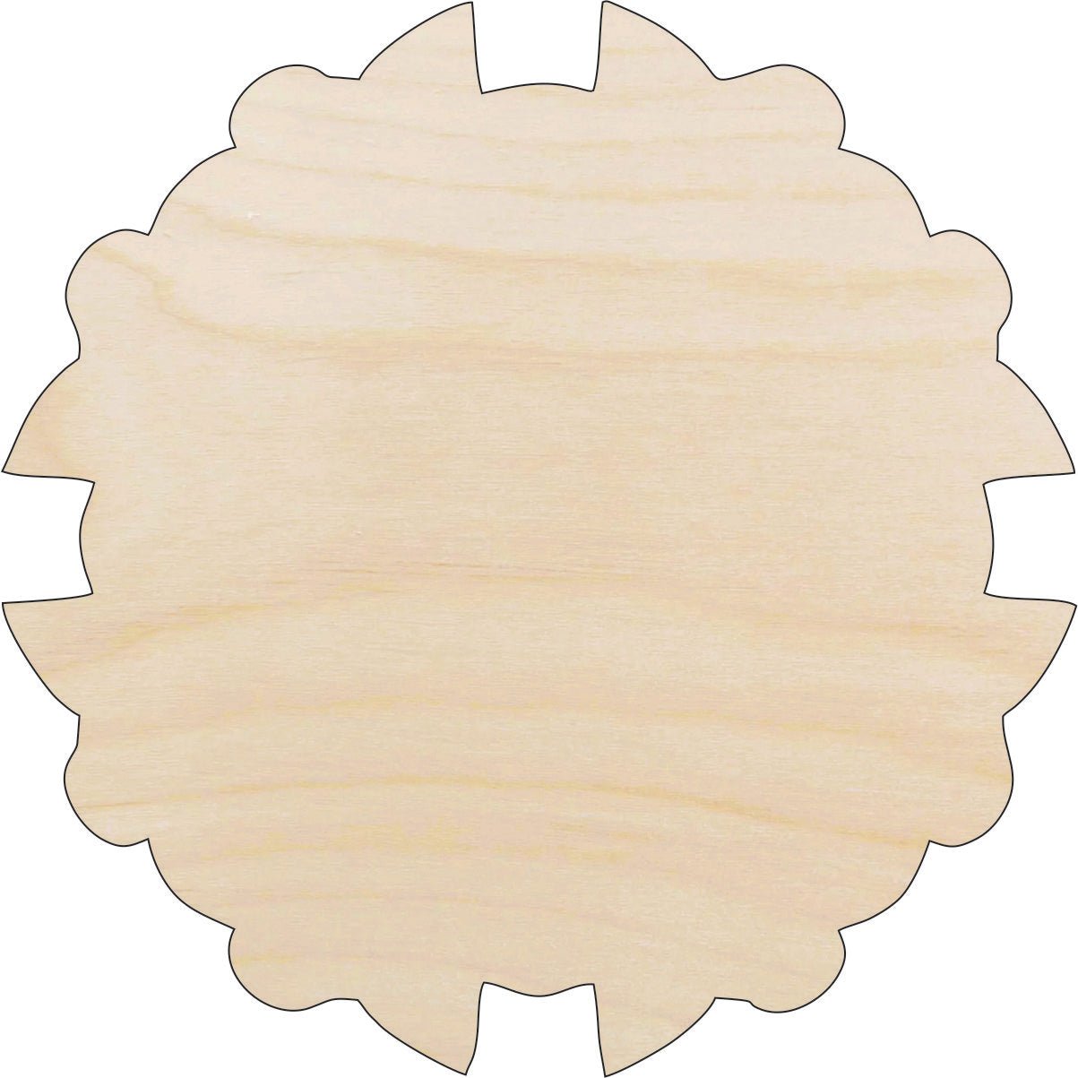 Plaque Wood Craft Shape - Laser Cut Baltic Birch Unfinished DIY Wood Art Supplies BSC32 - The Wood Shape Store