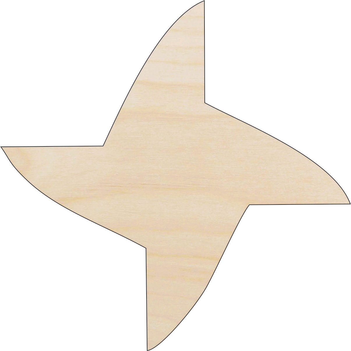 Plaque Wood Craft Shape - Laser Cut Baltic Birch Unfinished DIY Wood Art Supplies BSC34 - The Wood Shape Store