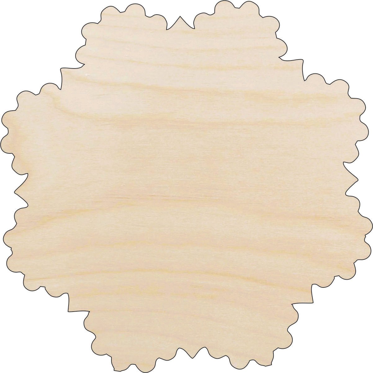 Plaque Wood Craft Shape - Laser Cut Baltic Birch Unfinished DIY Wood Art Supplies BSC36 - The Wood Shape Store