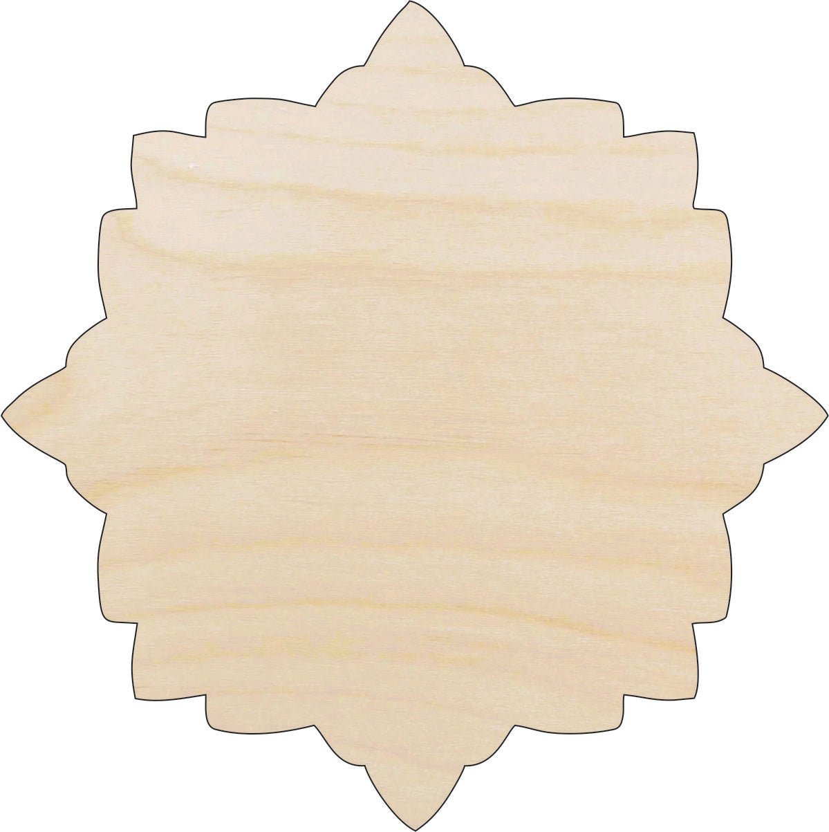 Plaque Wood Craft Shape - Laser Cut Baltic Birch Unfinished DIY Wood Art Supplies BSC37 - The Wood Shape Store