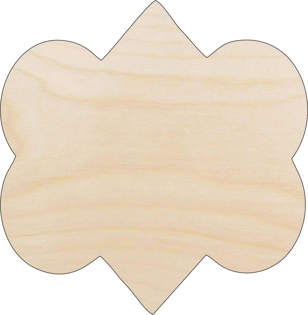 Plaque Wood Craft Shape - Laser Cut Baltic Birch Unfinished DIY Wood Art Supplies BSC39 - The Wood Shape Store
