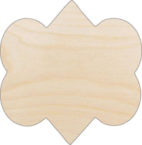 Plaque Wood Craft Shape - Laser Cut Baltic Birch Unfinished DIY Wood Art Supplies BSC39 - The Wood Shape Store