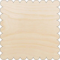 Plaque Wood Craft Shape - Laser Cut Baltic Birch Unfinished DIY Wood Art Supplies BSC44 - The Wood Shape Store