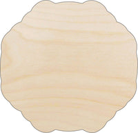 Plaque Wood Craft Shape - Laser Cut Baltic Birch Unfinished DIY Wood Art Supplies BSC48 - The Wood Shape Store