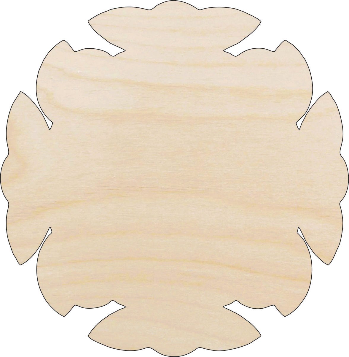 Plaque Wood Craft Shape - Laser Cut Baltic Birch Unfinished DIY Wood Art Supplies BSC49 - The Wood Shape Store