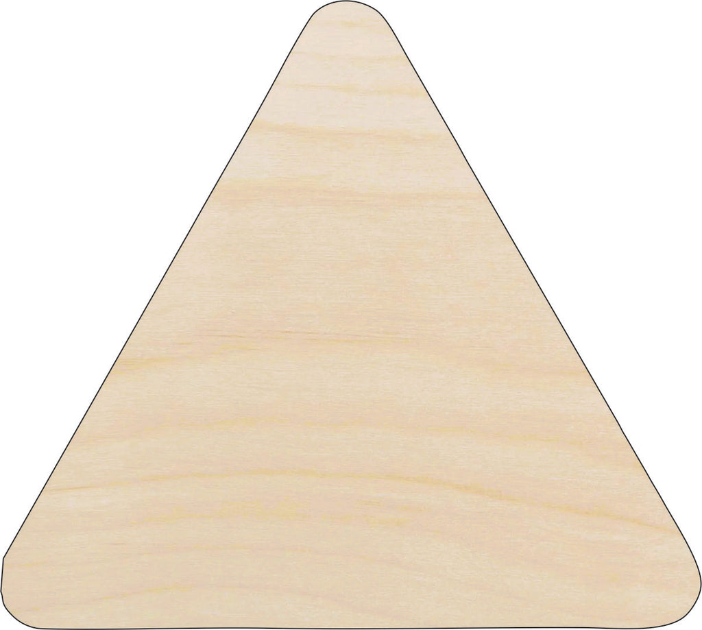 Triangle - Laser Cut Out Unfinished Wood Craft Shape BSC6