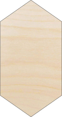 Diamond Wood Craft Shape - Laser Cut Baltic Birch Unfinished DIY Wood Art Supplies BSC7 - The Wood Shape Store