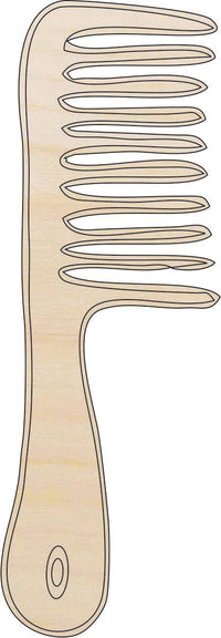 Comb Wood Craft Shape - Laser Cut Baltic Birch Unfinished DIY WoodArt Supplies BTY24 - The Wood Shape Store