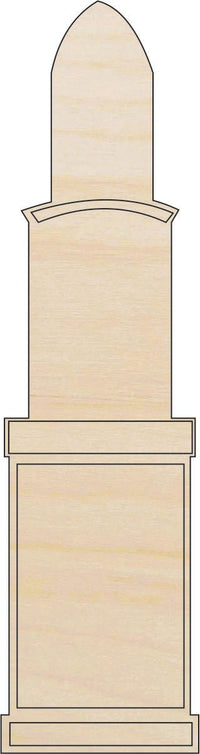 Lipstick Wood Craft Shape - Laser Cut Baltic Birch Unfinished DIY Wood Art Supplies BTY2 - The Wood Shape Store