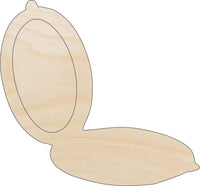Compact Wood Craft Shape - Laser Cut Baltic Birch Unfinished DIY Wood Art Supplies BTY6 - The Wood Shape Store