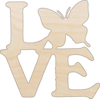 Butterfly Wood Craft Shape - Laser Cut Baltic Birch Unfinished DIY Wood Art Supplies BUG100 - The Wood Shape Store