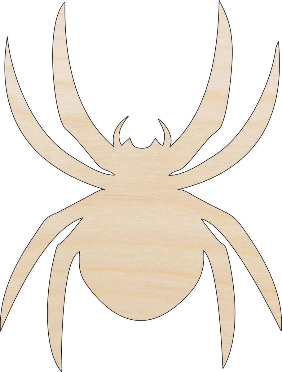 Spider - Laser Cut Out Unfinished Wood Craft Shape BUG105