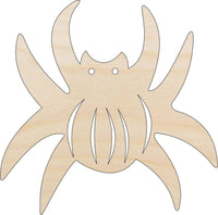 Spider Wood Craft Shape - Laser Cut Baltic Birch Unfinished DIY Wood Art Supplies BUG106 - The Wood Shape Store