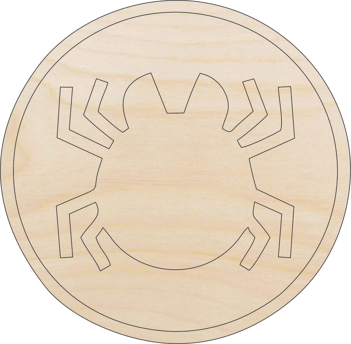 Spider Wood Craft Shape - Laser Cut Baltic Birch Unfinished DIY Wood Art Supplies BUG111 - The Wood Shape Store