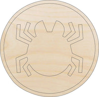 Spider Wood Craft Shape - Laser Cut Baltic Birch Unfinished DIY Wood Art Supplies BUG111 - The Wood Shape Store