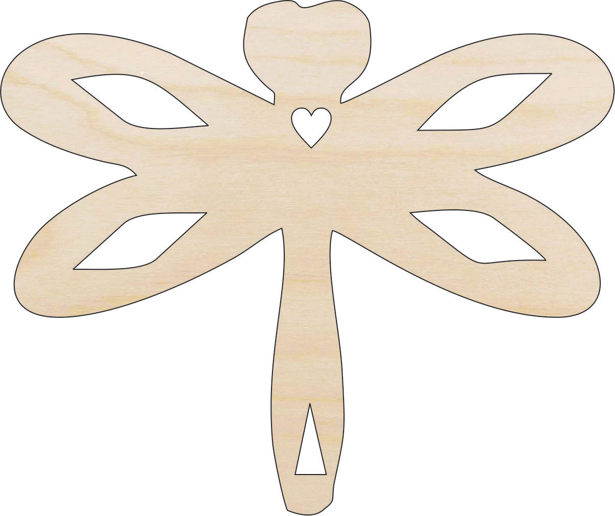 Dragonfly - Laser Cut Out Unfinished Wood Craft Shape BUG114 Dragonfly - Laser Cut Out Unfinished Wood Craft Shape BUG114