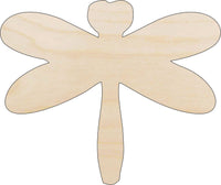Dragonfly Wood Craft Shape - Laser Cut Baltic Birch Unfinished DIY Wood Art Supplies BUG116 - The Wood Shape Store