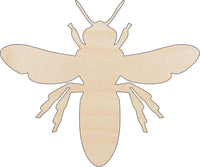 Bumblebee Wood Craft Shape - Laser Cut Baltic Birch Unfinished DIY Wood Art Supplies BUG11 - The Wood Shape Store