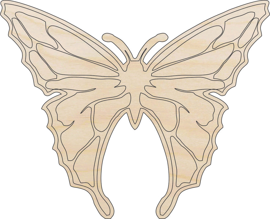 Butterfly - Laser Cut Out Unfinished Wood Craft Shape BUG12
