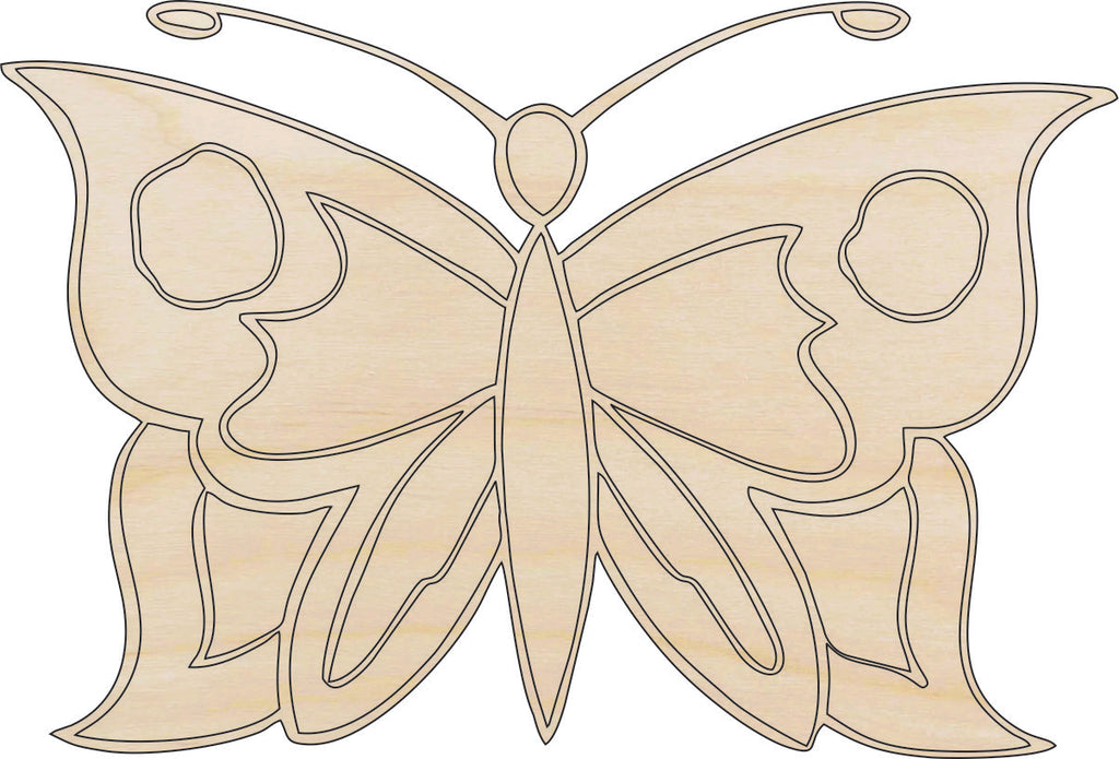 Butterfly - Laser Cut Out Unfinished Wood Craft Shape BUG18