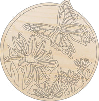 Butterfly Wood Craft Shape - Laser Cut Baltic Birch Unfinished DIY Wood Art Supplies BUG19 - The Wood Shape Store