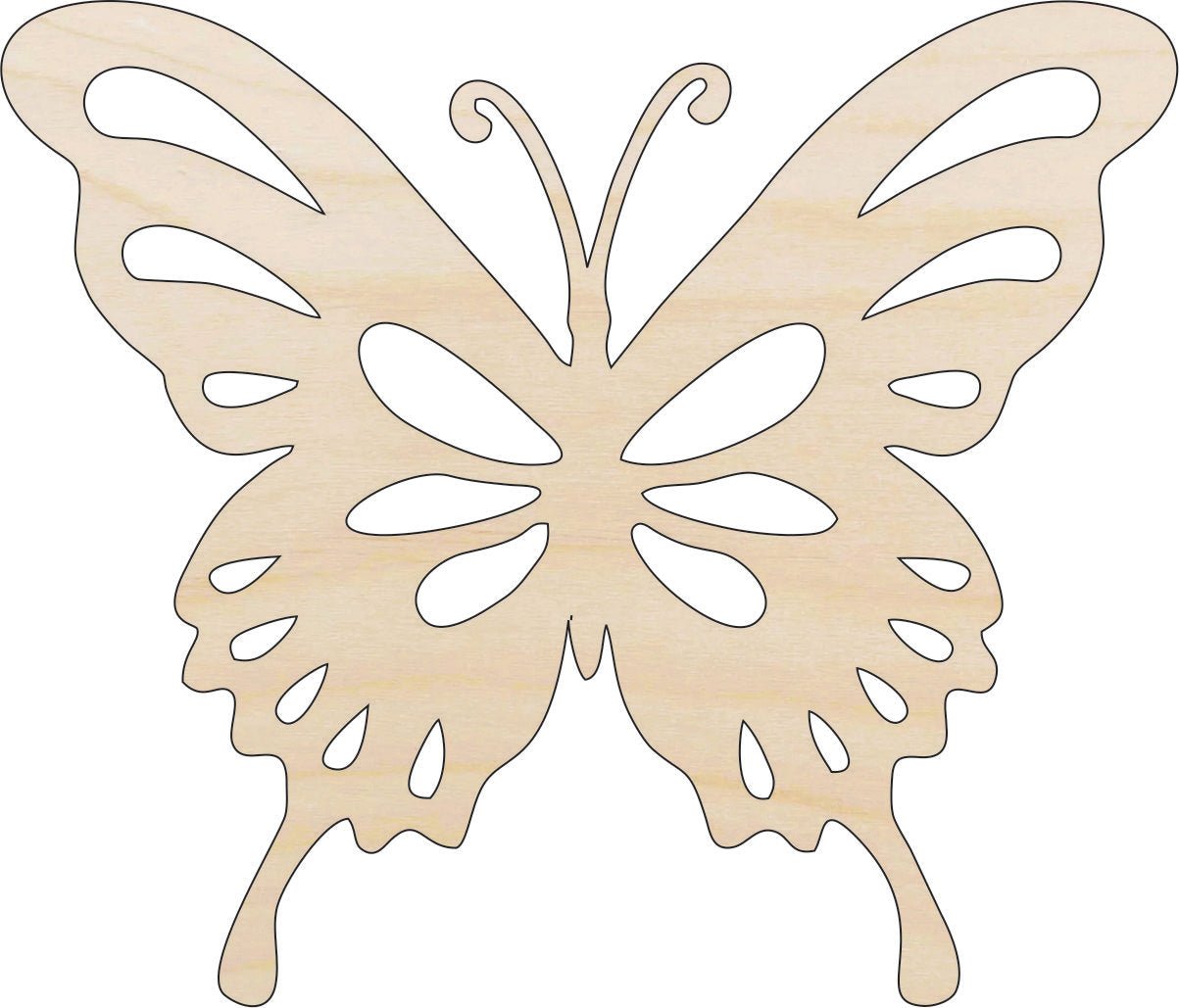 Butterfly Wood Craft Shape - Laser Cut Baltic Birch Unfinished DIY Wood Art Supplies BUG20 - The Wood Shape Store