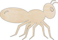 Ant Wood Craft Shape - Laser Cut Baltic Birch Unfinished DIY Wood Art Supplies BUG25 - The Wood Shape Store