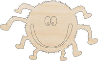 Spider Wood Craft Shape - Laser Cut Baltic Birch Unfinished DIY Wood Art Supplies BUG30 - The Wood Shape Store