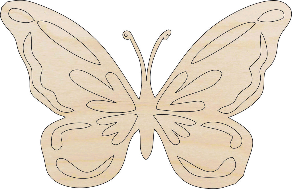 Butterfly - Laser Cut Out Unfinished Wood Craft Shape BUG34