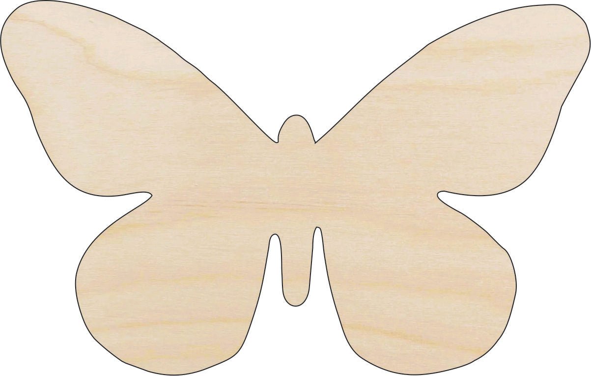Butterfly Wood Craft Shape - Laser Cut Baltic Birch Unfinished DIY Wood Art Supplies BUG42 - The Wood Shape Store