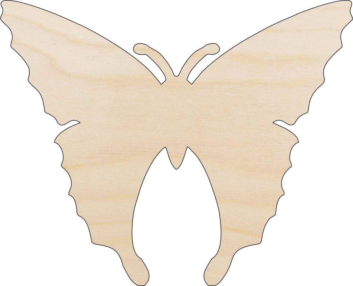 Butterfly Wood Craft Shape - Laser Cut Baltic Birch Unfinished DIY Wood Art Supplies BUG47 - The Wood Shape Store