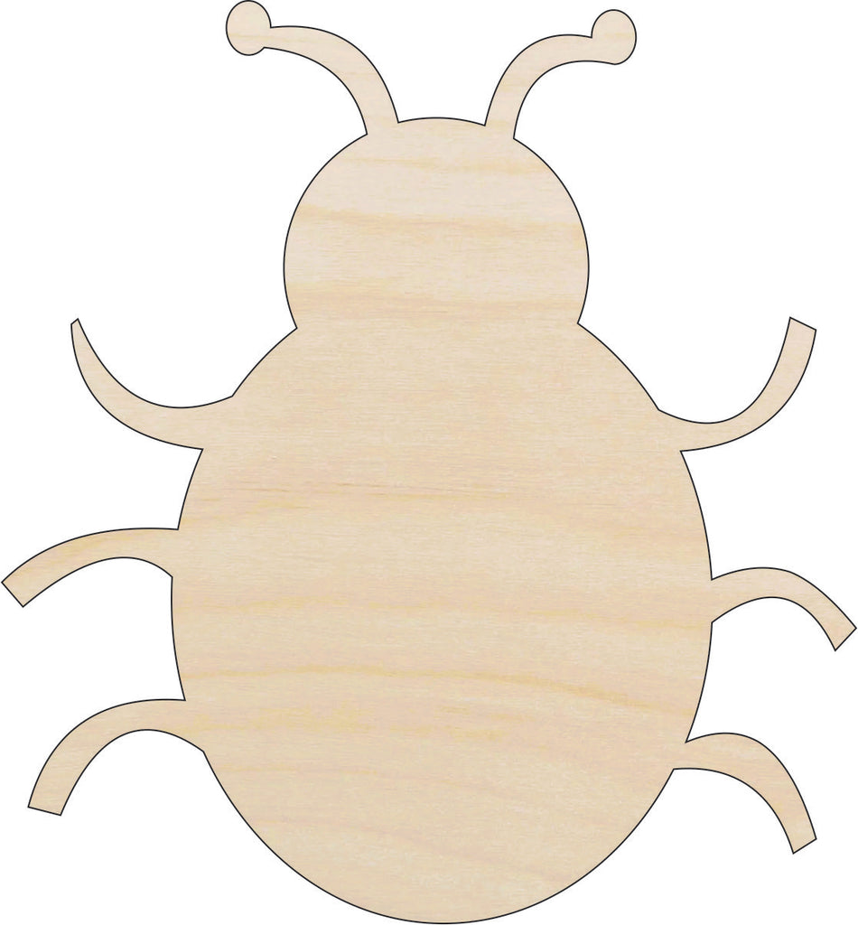 Ladybug - Laser Cut Out Unfinished Wood Craft Shape BUG4