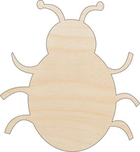 Ladybug Wood Craft Shape - Laser Cut Baltic Birch Unfinished DIY Wood Art Supplies BUG4 - The Wood Shape Store