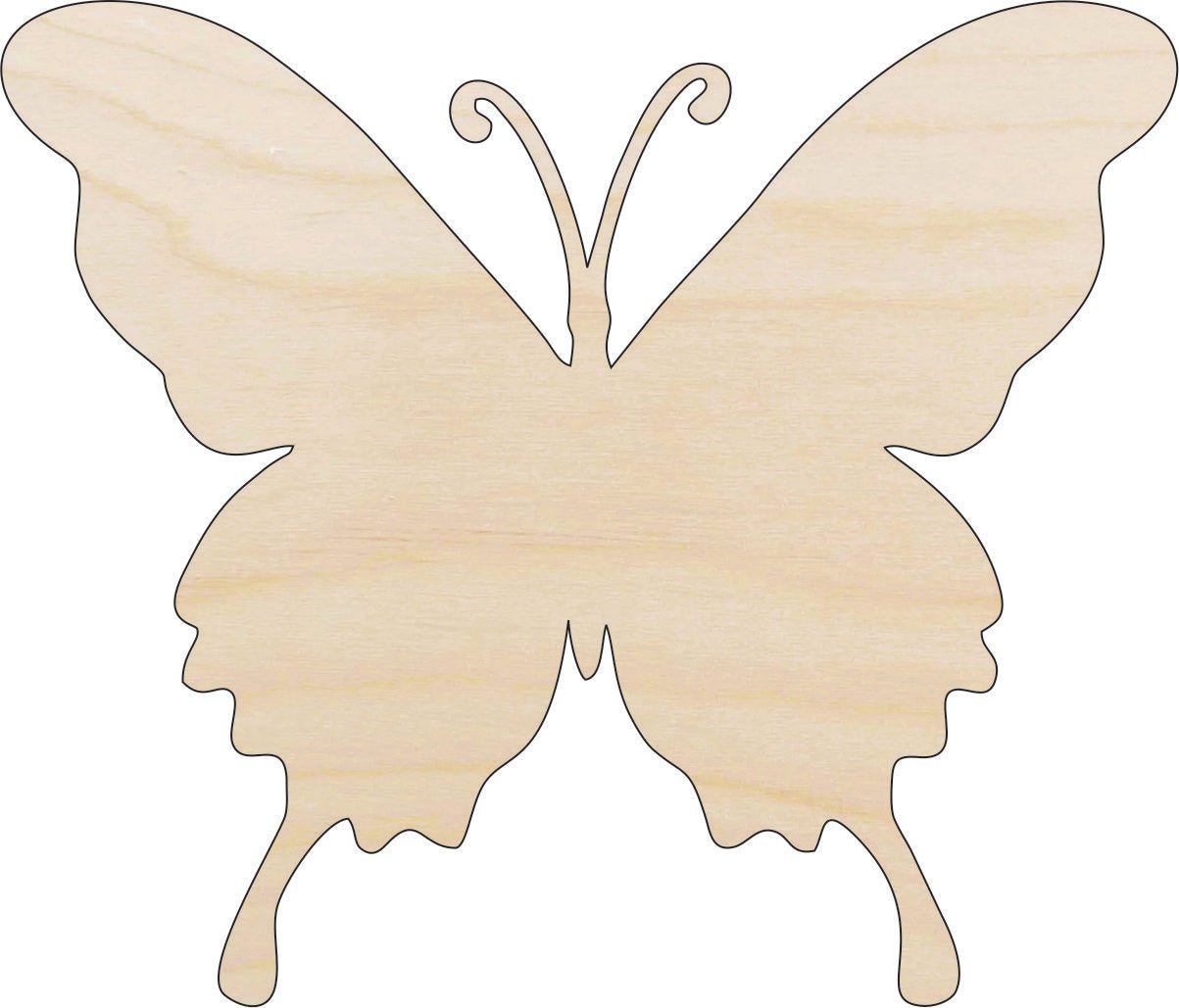 Butterfly Wood Craft Shape - Laser Cut Baltic Birch Unfinished DIY Wood Art Supplies BUG50 - The Wood Shape Store